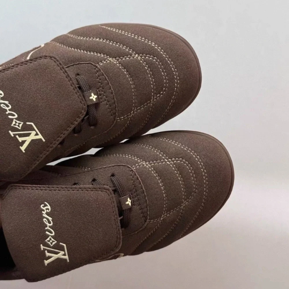 Louis Vuitton Dark Brown Women's Sneakers - Picture 4 of 8